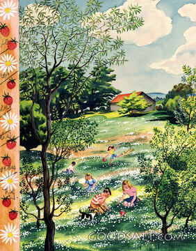 Strawberries in the Meadow
