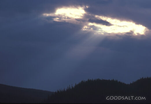 Sun Rays Through the Clouds