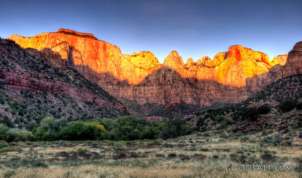 Sunrise on the Court of the Patriarchs