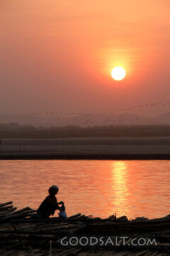 Sunset in Asia