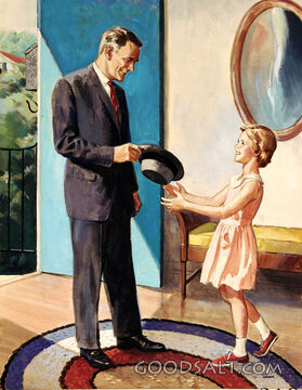 Taking Hat from Guest