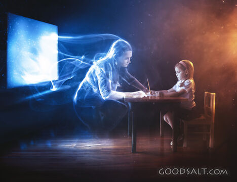Teacher and Student at Home