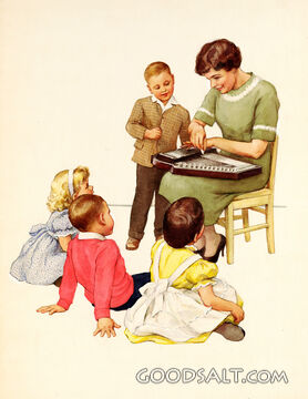 Teacher Playing Auto Harp