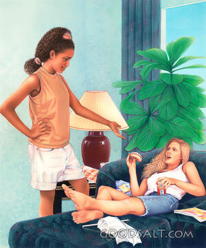 Teenage Girls Talking