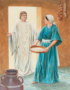 The Birth of Jesus Is Announced to Mary by Gabriel