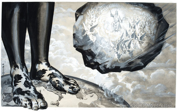 The Daniel 2 Stone and the Feet of Iron and Clay
