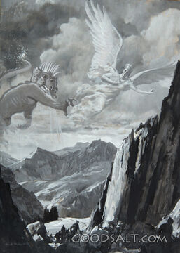 The Dragon Chases the Woman