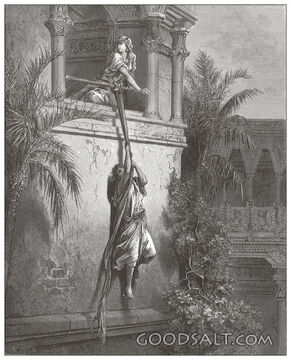The Escape of David Through the Window