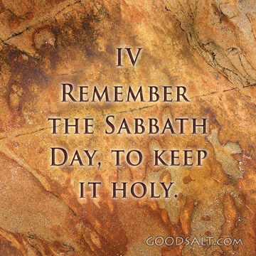 The Fourth Commandment