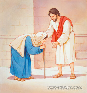 The Healing of the Crippled Woman
