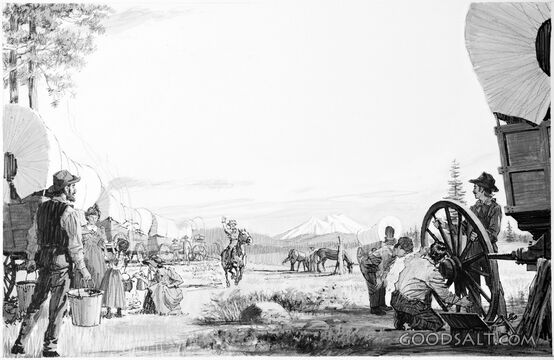 The Messenger and the Wagon Train