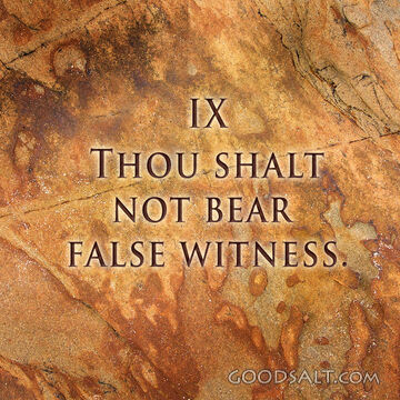 The Ninth Commandment