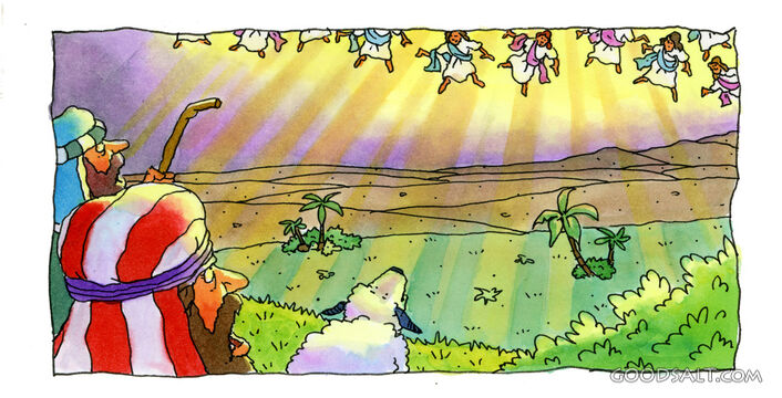 The Shepherds and Angels
