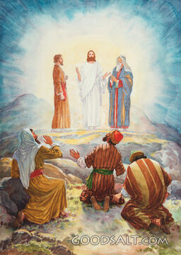 Transfiguration With Disciples Present