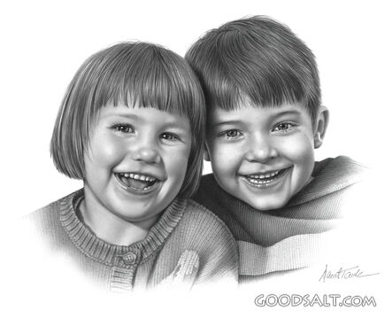 Two Children Posing