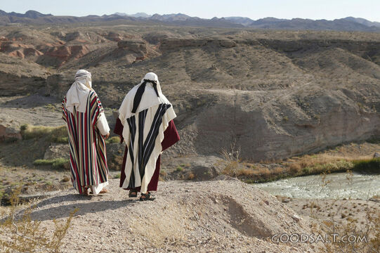 Two Disciples on Ridge