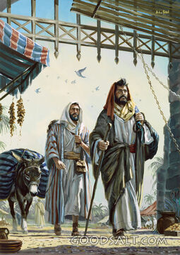 Two Men Walking