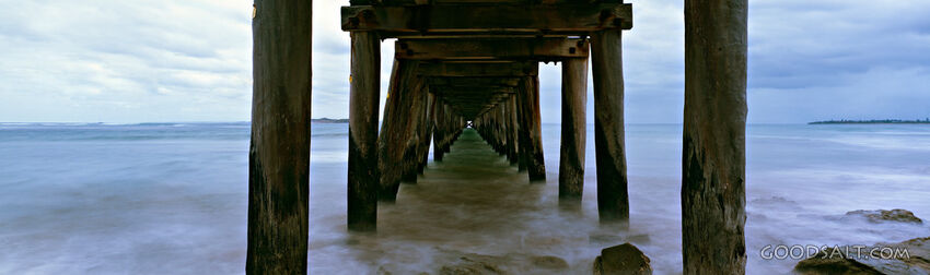 Under Pier at the Beach