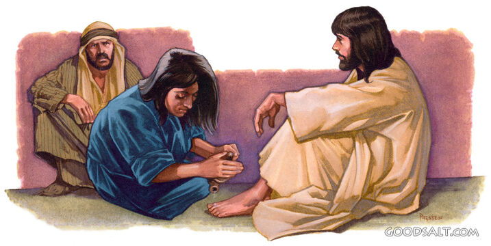 Washing Jesus&#039; Feet