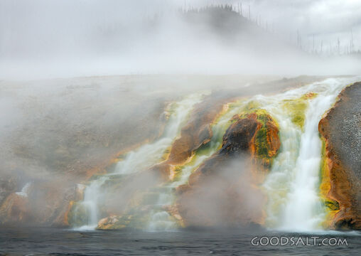 Waterfall at Midway Geyser Basin