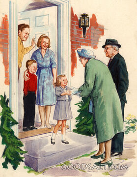 Welcoming Grandmother and Grandfather