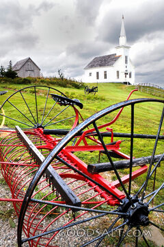 White Church, Highland Village Museum, Nova Scotia