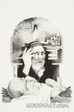 Wiseman and the Baby Jesus