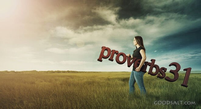 Woman Carrying Proverbs 31