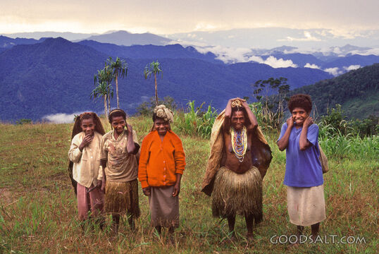 Women From Paingoba Village in Papua New Guinea.