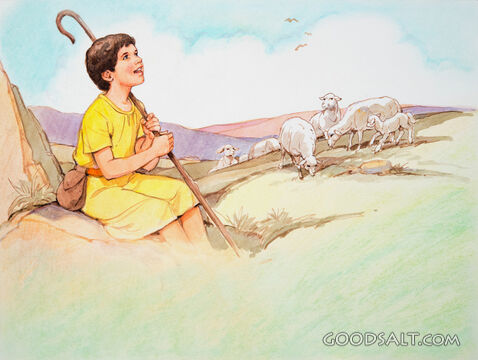 Young David the Shepherd