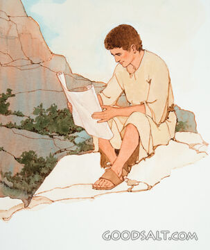 Young Jesus Reading Scripure