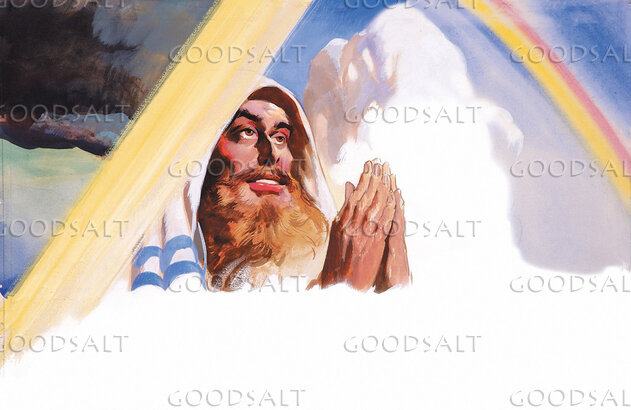 Hezekiah Prays Beneath the Rainbow