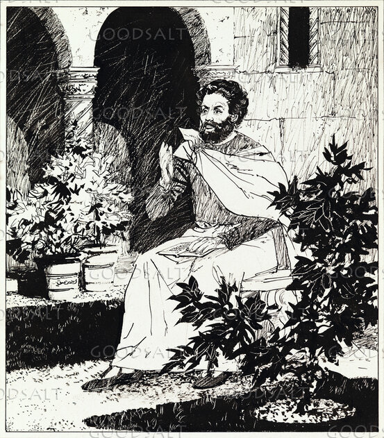 Augustine in the Garden at Milan