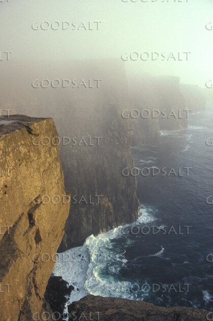 Misty Sea Cliffs at Dawn