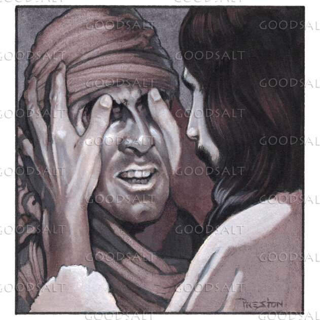 Jesus Restores Sight to the Blind Man
