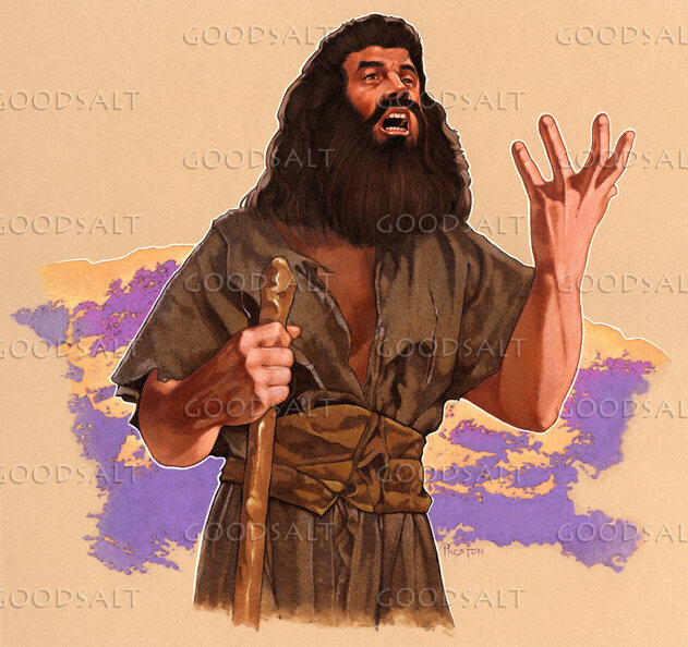 John the Baptist Preaching in the Wilderness