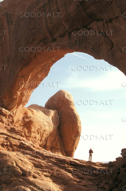 Wilderness Refuge Beneath the Rock Arch