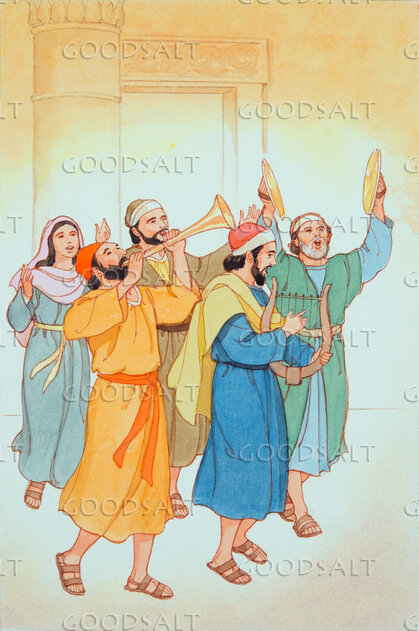 Celebration at the Temple