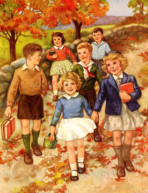 Children Going to School
