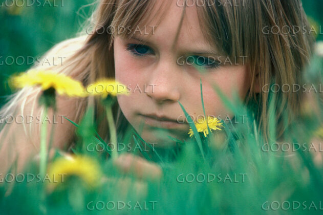 Child Among the Dandelions