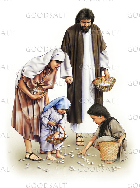 Children of Isreal Gathering Manna