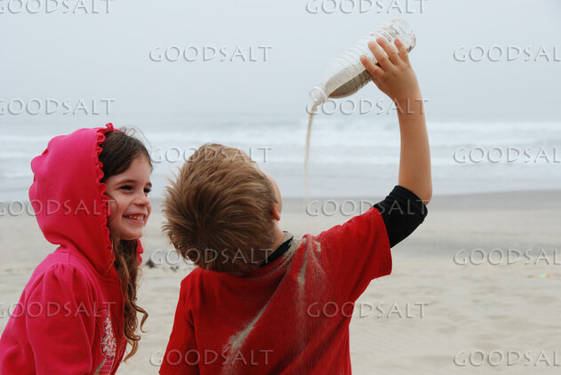 Children Playing With Sand