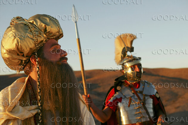 Herod Antipas with Roman Soldier