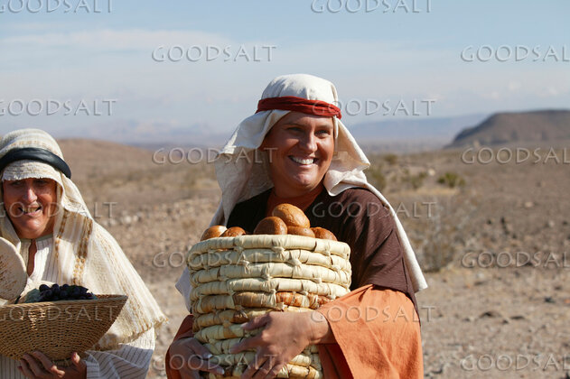 Israelites Gathering Manna in the Wilderness