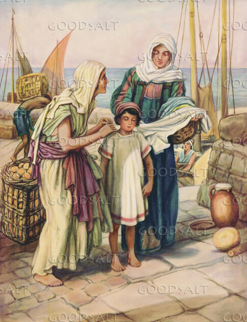 Dorcas Helps Poor Widow