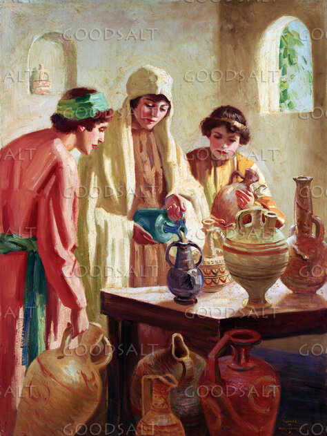 Elisha Helping a Woman
