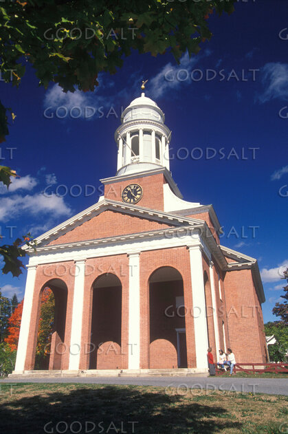 Historic Campus Chapel with Clock Tower