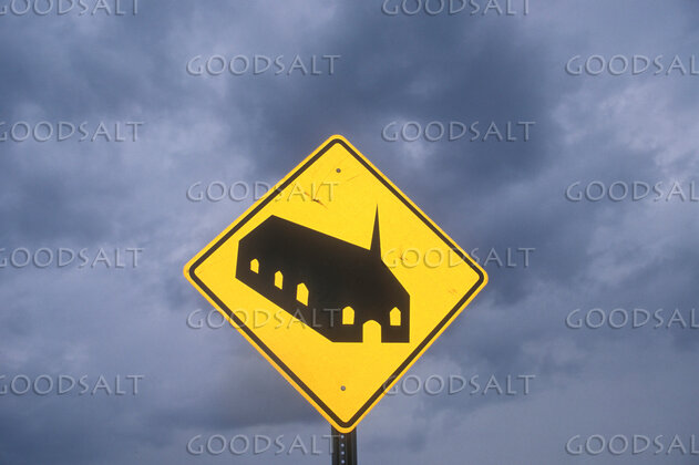 Church Ahead Sign