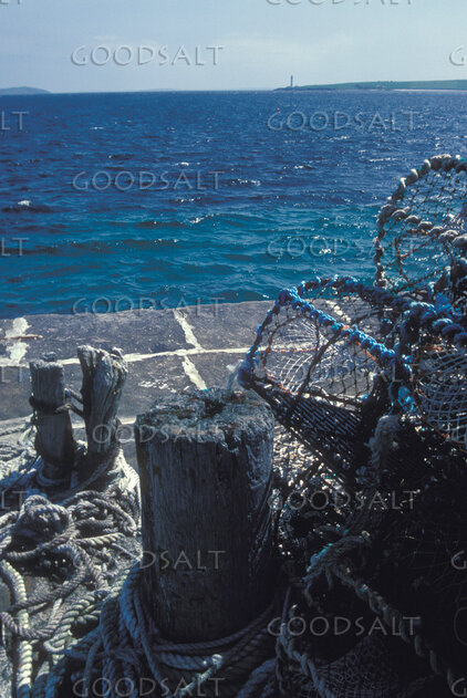 Fishing Nets by the Harbor