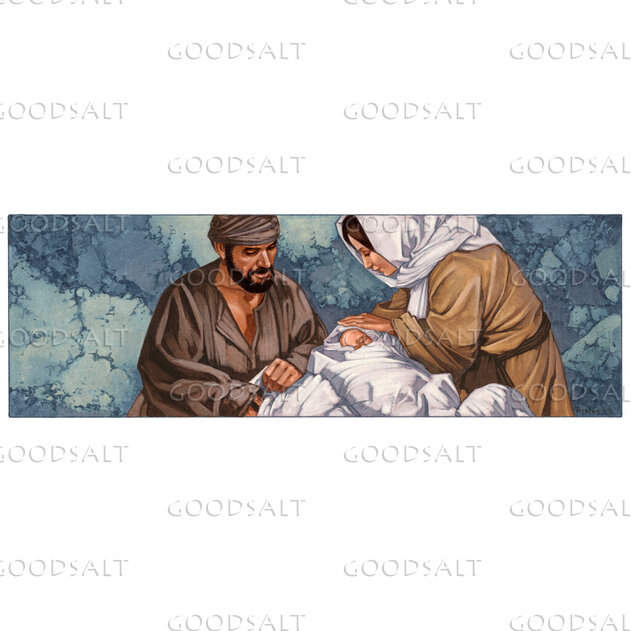 Mary and Joseph Adore the Christ Child
